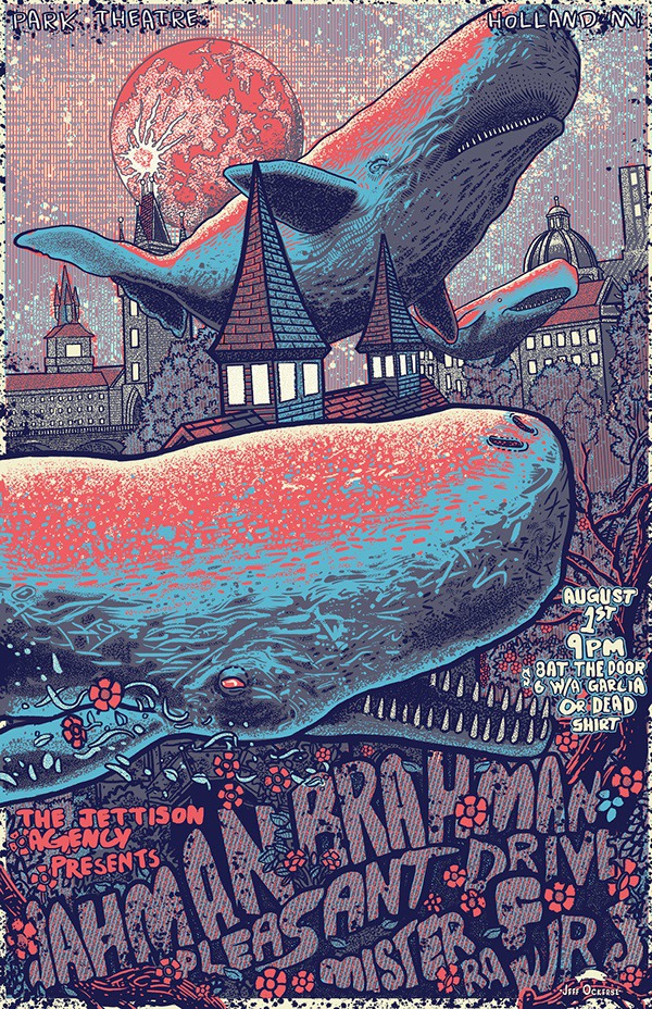 sky whales – Music Event Poster