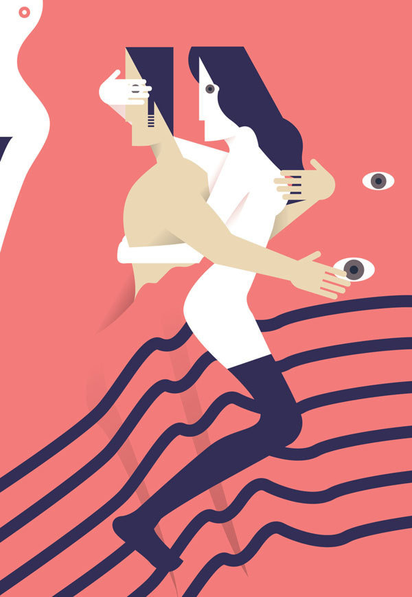 psychosis10 #flat #illustration #jackkrit