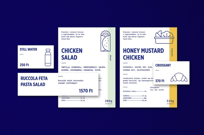 Plez Café & Sandwich Shop - Mindsparkle Mag kissmiklos . designed the branding for Pléz – a Budapest based café and sandwich shop chain. Pléz creates handmade freshly prepared food (like sandwich, salad, wrap) and organic drinks (like coffee, juice, smoothie). #logo #packaging #identity #branding #design #color #photography #graphic #design #gallery #blog #project #mindsparkle #mag #beautiful #portfolio #designer
