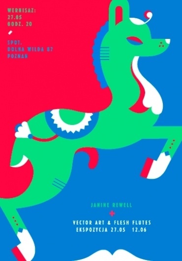 FLESH FLUTES - JANINE REWELL #illustration #poster