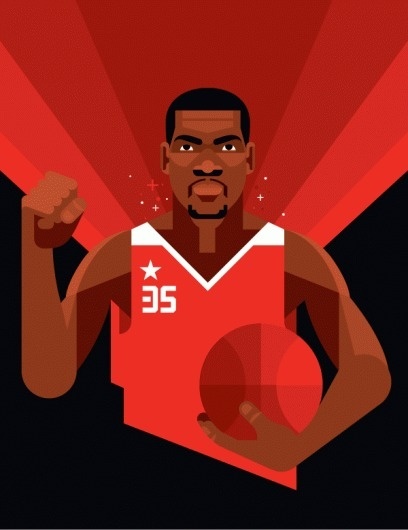 NIKE All-Star Week - Always With Honor #campaign #nike #illustration #basketball