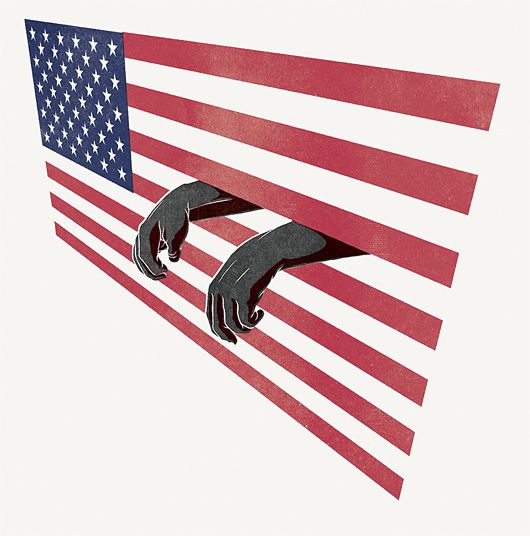 America, graphic design, red, white, blue