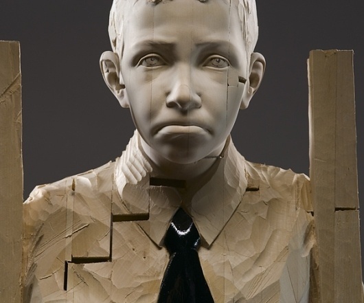 GEHARD DEMETZ #sculpture #raw #material #wood #art #broken #artist