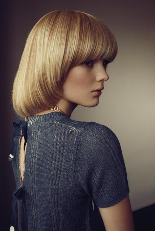 Fashion photography (Model: Clara Zapffe | Photographer: Dennis Stenild 'Stille Forårsdag' for Eurowoman, March 2011| via alamodel #fashion #hair