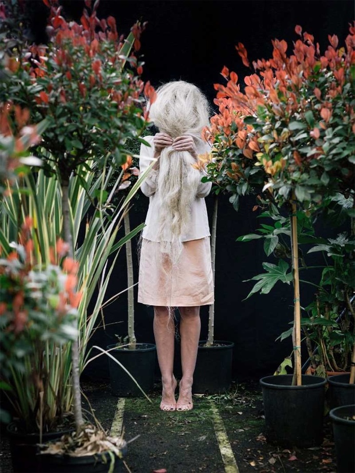 Staged Fine Art Self-Portraits by Amina Benbouchta