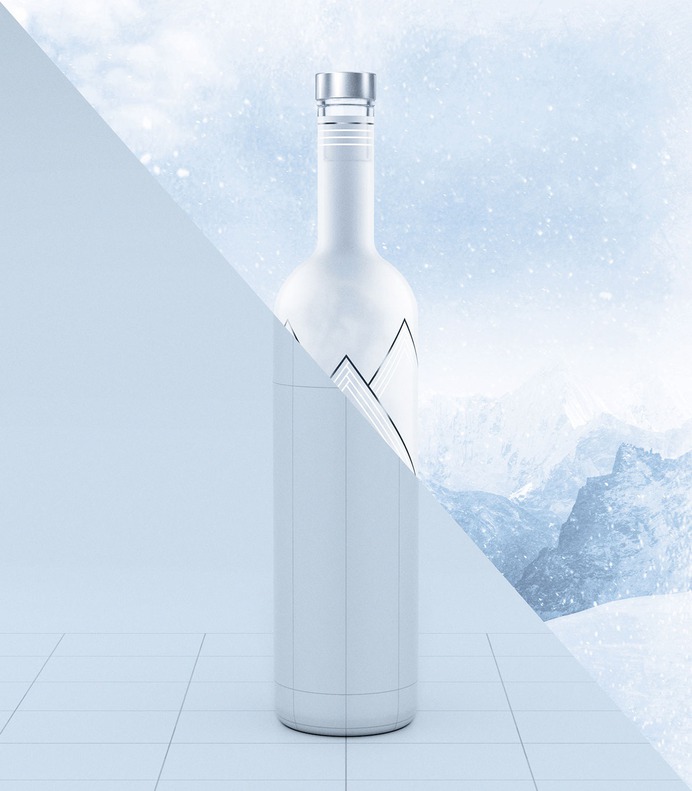 Danish vodka Nixon Bui in 3D - Mindsparkle Mag Inspired by the mountain tribes of the great Himalayas, Nixon Bui Vodka is premium organic vodka made from the finest grains and purest gracial water. With a touch of Himalayan minerals, this Vodka is smooth with an edge. #logo #packaging #identity #branding #design #color #photography #graphic #design #gallery #blog #project #mindsparkle #mag #beautiful #portfolio #designer