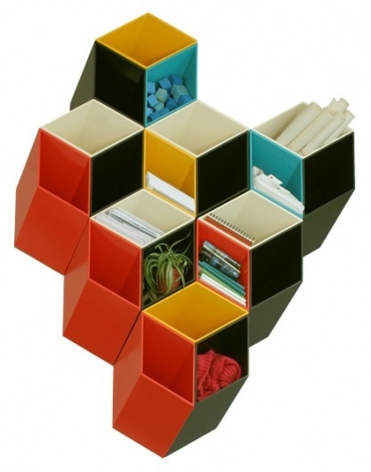 imeüble #modular #design #industrial #plastic #shelf