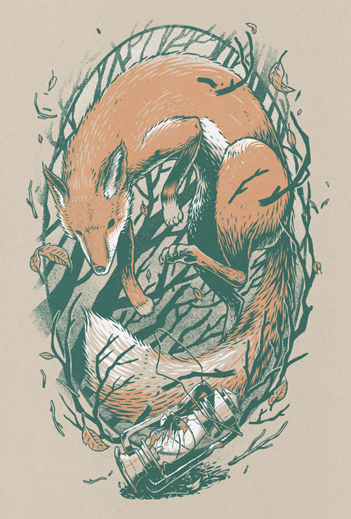 Enclothe Into the Thicket The Art of Brian Luong #print #illustration