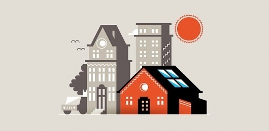 Marco Goran Romano - The Black Harbor #illustration #vector #street