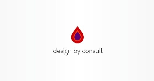 Logo for Design By Consult #logo #drop #design