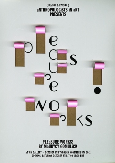 LESLEY MOORE - PRESENT {ANTHROPOLOGISTS_IN_ART_} #poster #typography