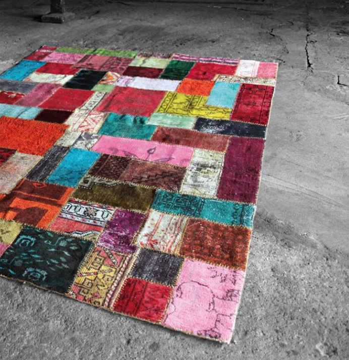 Handmade Patchwork Rug Design by Miinu