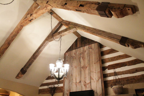 Beams & Accents work in #Kentucky. Worked By - #OldWorldTimber