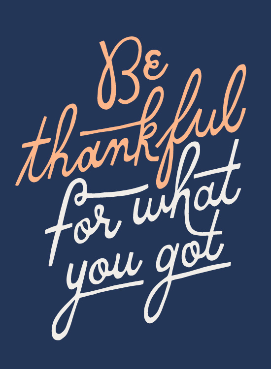 Be Thankful