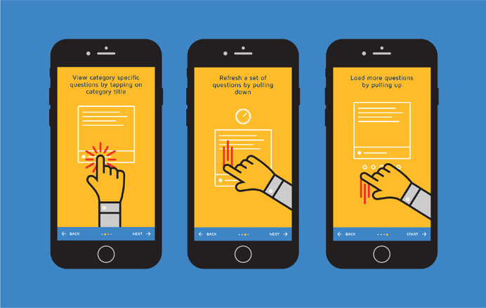 Random Trivia Generator - Onboarding Screens