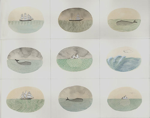 "Whales and Ships and Icebergs" 50 Drawings by Sophie Blackall #illustration #art