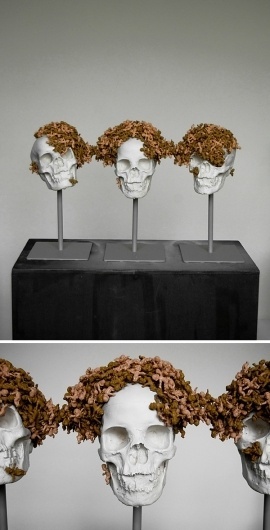 Massimiliano Pelletti #skull #sculpture #art