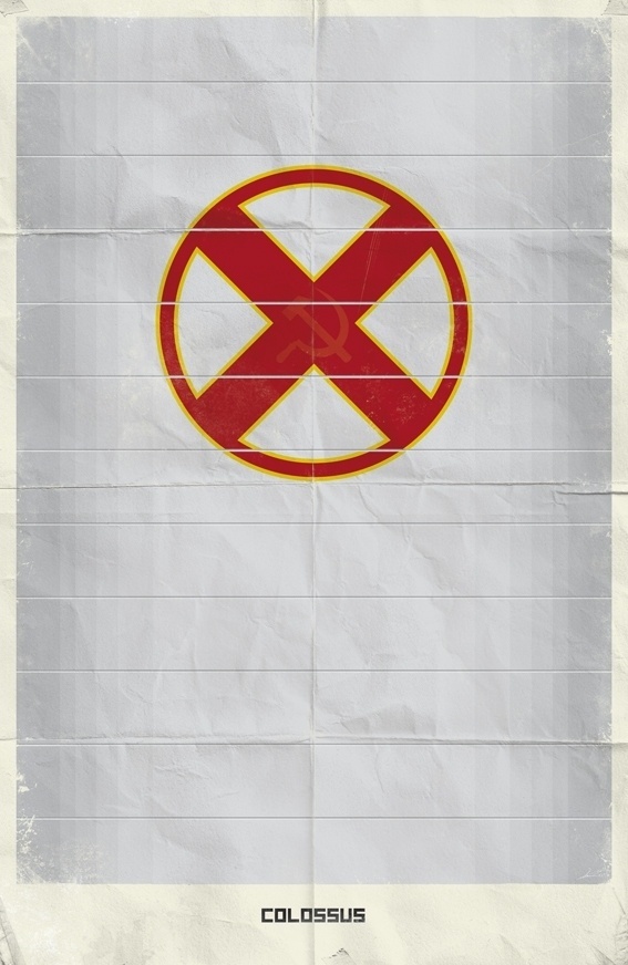 Marvel Minimalist Posters Vol.2 on the Behance Network #comics #colossus #marvel