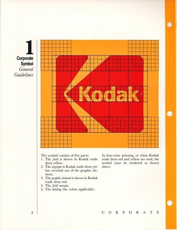 Kodak Brand Guidlines Corporate Symbol
