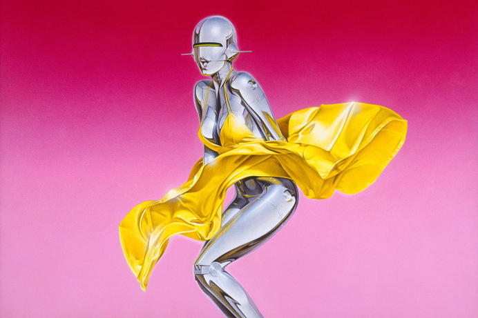 Hajime Sorayama @ Fifty24SF Gallery in San Francisco #gallery #air #hajime #erotic #fifty24sf #pin #up #art #brush #gynoids #sorayama