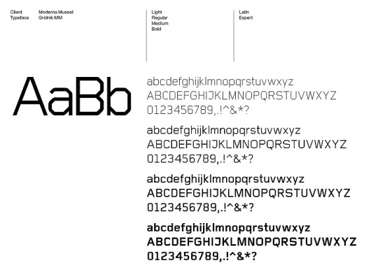 Moderna Museet Stockholm | Stockholm Design Lab #typography