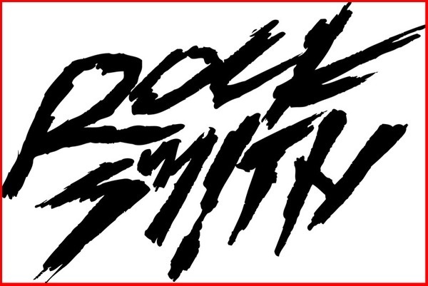 rocksmith font #ffff #rugged #as #logo #typography