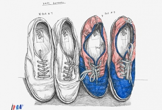 Creative Review - Toy's Favourite Sneakers #sparshott #illustration #drawn #david #toy