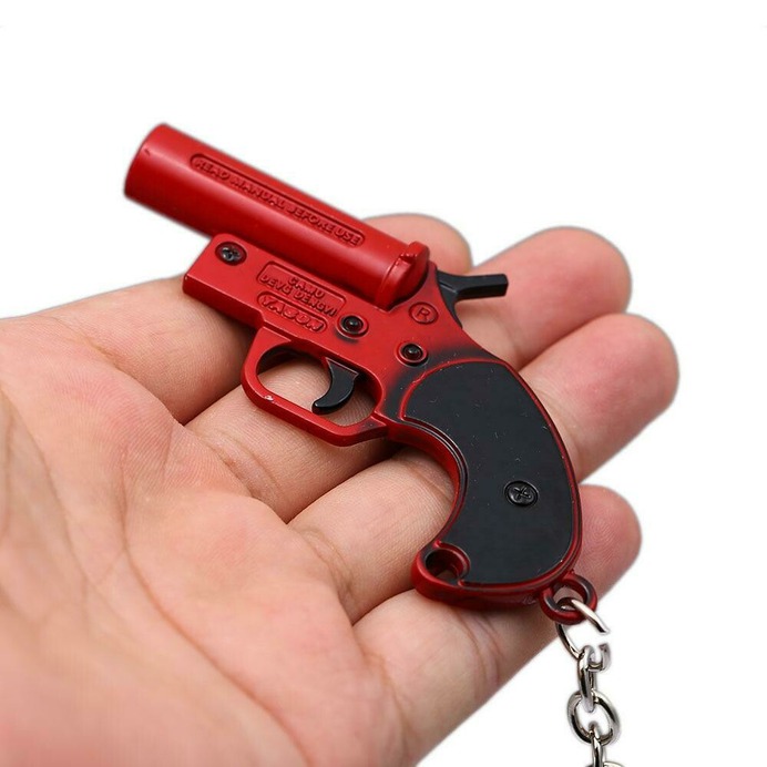 PUBG Keychain Flare Gun