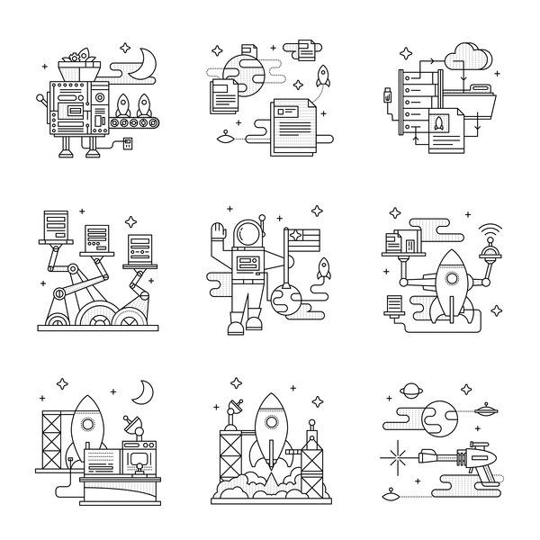Practical Flask Book Illustrations Flat Vector #illustration