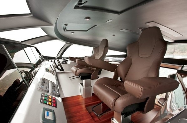 Adastra yacht pilothouse #super #adastra #yacht #modern