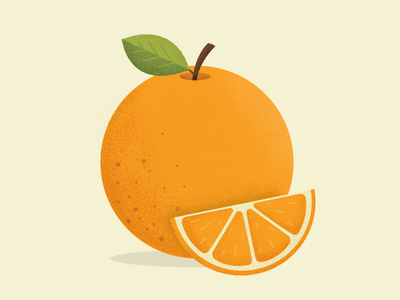 #illustration #texture #healthy #kids #children #orange #fruit #slice #vegetable