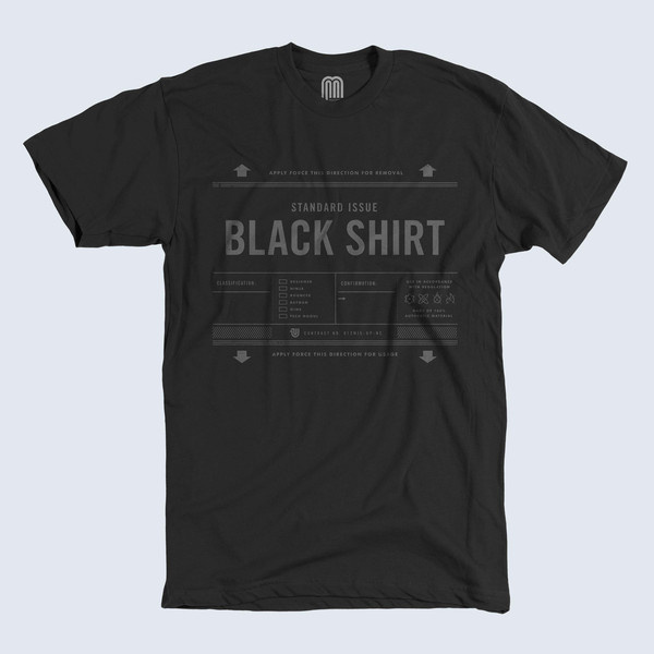 Black Shirt #stevens #matt #black #shirt #pixel #united #workers #typography