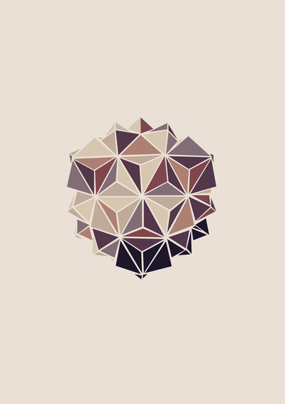 October by Line Otto #print #geometry