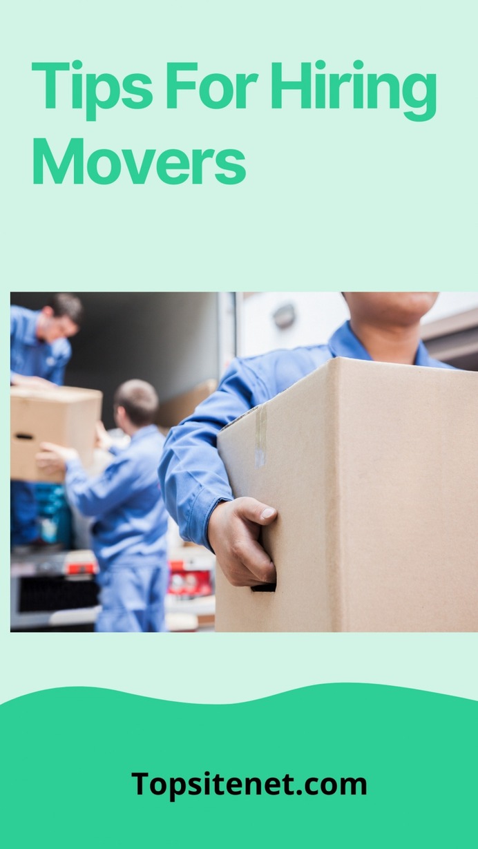 The Best Tips For Hiring a Moving Company Infographic