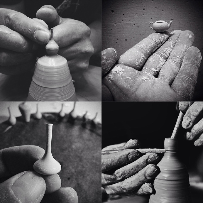Miniature Hand Thrown Pottery