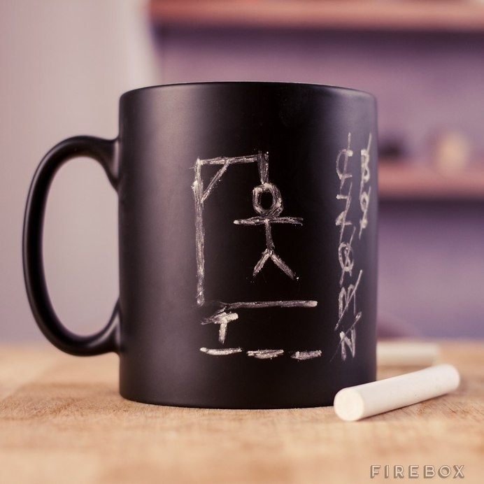 Chalk Board Mug #tech #flow #gadget #gift #ideas #cool