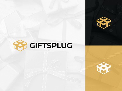 Giftsplug Ecommerce Shopify Logo Mark Design identity clean creative brand identity design branding modern logo minimal logo mark logo present gift box gift shopify ecommerce