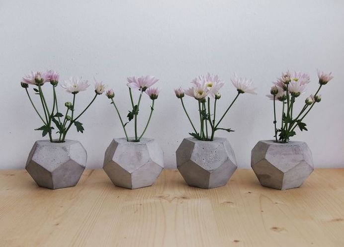 //small concrete vases by frauklarer #vase #frauklarer #concrete