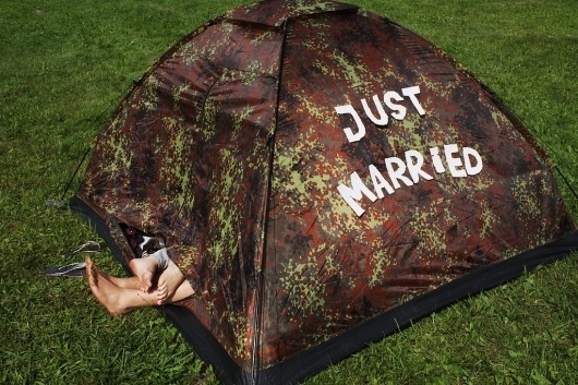 All sizes | Just Married | Flickr - Photo Sharing! #ideas #wedding #typography