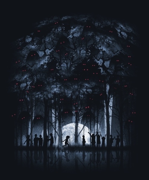ILLUSTRATIONS II on the Behance Network #dark #tee