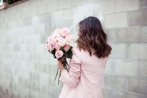 fashion, pink, roses, jacket