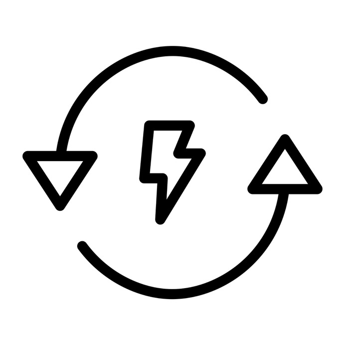 See more icon inspiration related to power, ecology and environment, biofuel, circular arrows, renewable energy, ecology, electronics, industry, ecological, recycle, energy, technology and arrows on Flaticon.