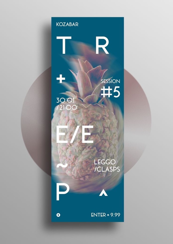 T R E E P #5 #leggo #poster #pineapple #music #fruits
