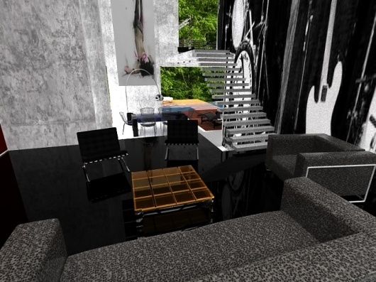 3D Rendering by Diego Pinzon at Coroflot #interior #loft #diego #render #pinzon #design #architecture