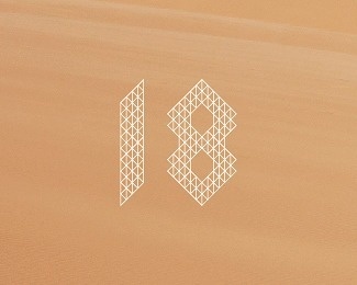 eighteen #18 #gird #maikel #michal #design #moby #kulesza #michakulesza #kelmai #number #eighteen #logo