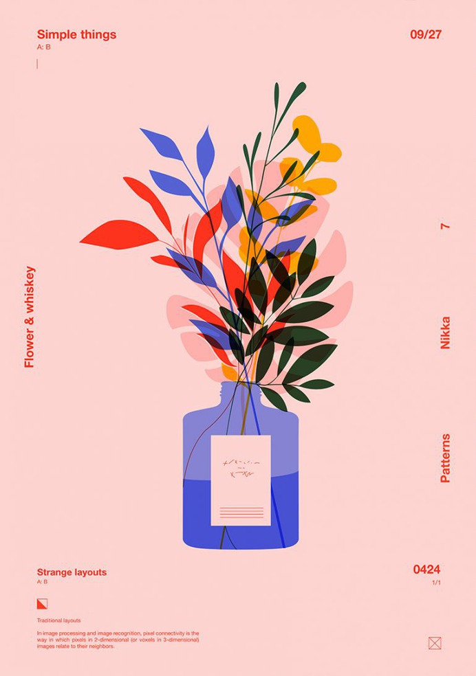 Flowers and whiskey