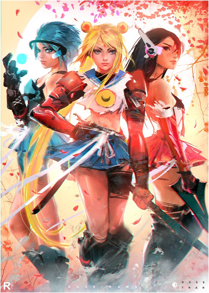 Sailor Moon: YOUTUBE! by rossdraws