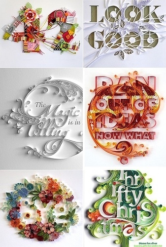 yulia brodskaya / nicole lecht picture on VisualizeUs #amazing #illustration #lecht #type #paper #nicole
