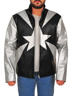 Famous #AmericanRapper "#VanillaIce" has sung many songs in his career. His #outfits are as famous as him. Like His #LeatherJacket written, "Word To Your Mother" on back.
