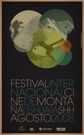 Shh... Festival 2008 on the Behance Network #black #circles #poster